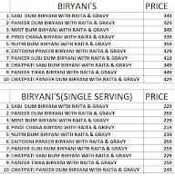 House Of Biryanis menu 1
