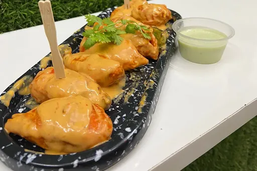 Tandoori Chicken Momos [8 Pieces]