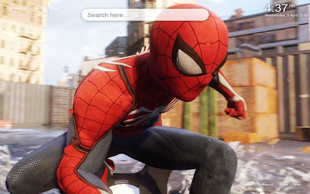 スパイダーマンps4のhdの壁紙テーマ