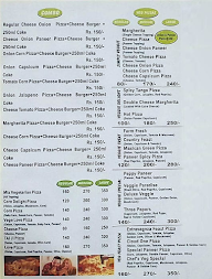 Cheesy Pizza menu 1