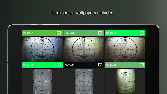 PipTec Green Icons & Live Wall Screenshot