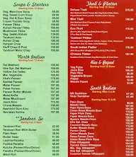 Hira Sweets menu 1