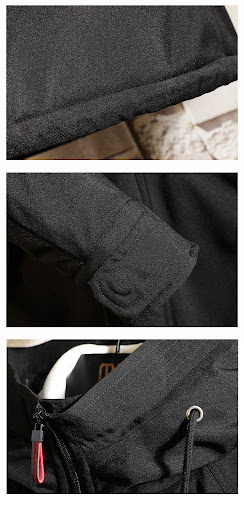 Title 9, New mens casual mid-length cotton coat. Provid...