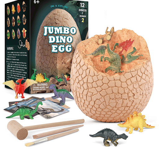 Title 5, New Educational Toys Giant Dinosaur Egg Archaeo...