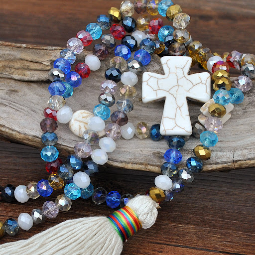Title 5, Cross Tassel Sweater Chain Jewelry for a touch ...