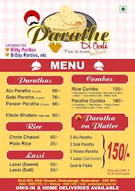 Parathedigali menu 1