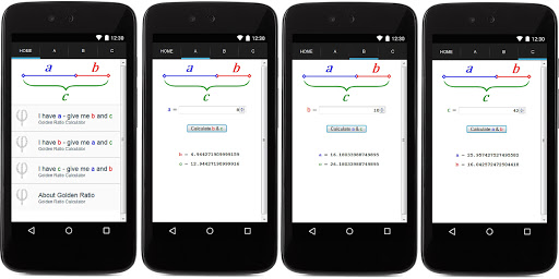 Golden Ratio Calculator