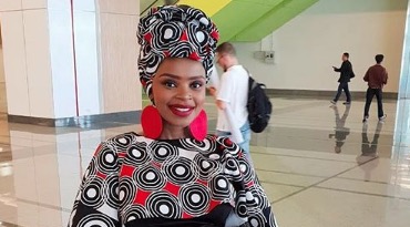 Zoleka Mandela is one proud mama.