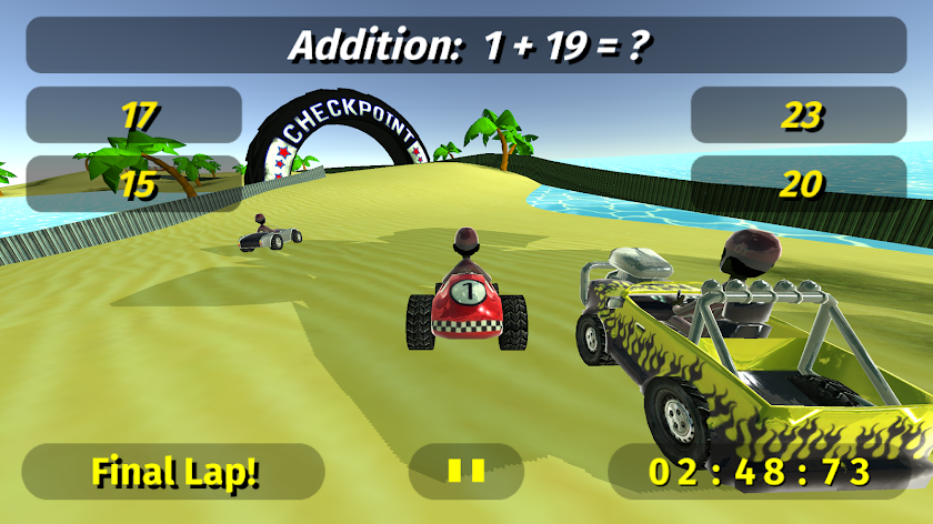 Math Karts Racing Pro Screen 1