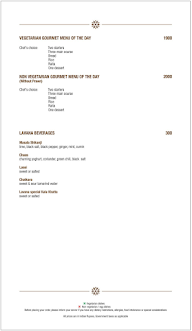 Lavana - Hyatt Regency Gurgaon menu 8