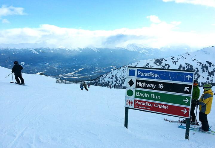 Skiing at Marmot Basin