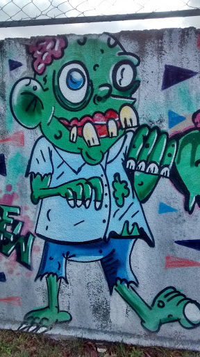 Grafite Zumbi Comedor De Cérebro