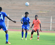 Xolani Nkala of Tshakhuma during the Motsepe Foundation Championship match between Polokwane City and  Tshakhuma FC at Old Peter Mokaba Stadium on October 17, 2022 in Polokwane.