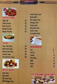 Kamath's Restaurant menu 3