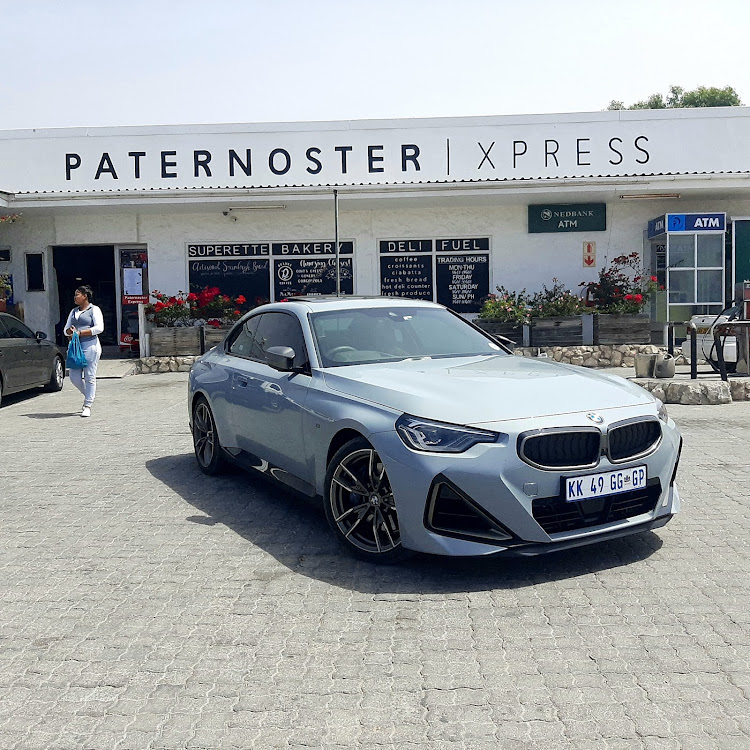 The BMW M240i is a luxurious little rocket on the roads. Picture: PHUTI MPYANE