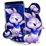 Cute Rainy Rabbit Theme icon