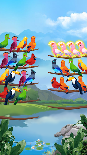 Screenshot Bird Sort - Color Puzzle