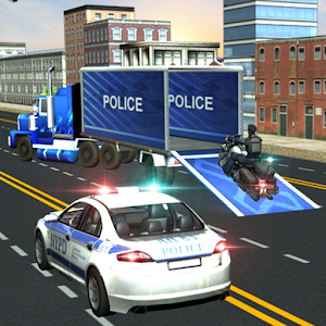 Download Police Plane Moto Transporter For PC Windows and Mac