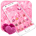 Pink Heart Fur Theme 1.1.7 APK تنزيل