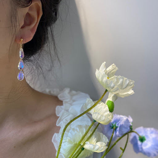 Title 5, Original Glass Drop Summer Earrings