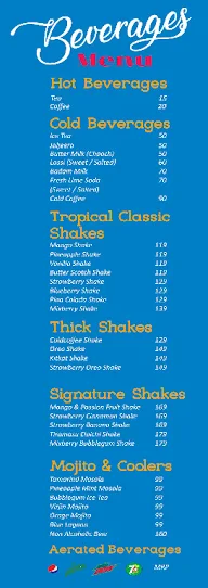 Mithaas Sweets menu 2