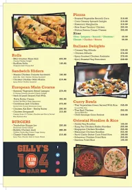 Gilly's 104 Bar menu 3