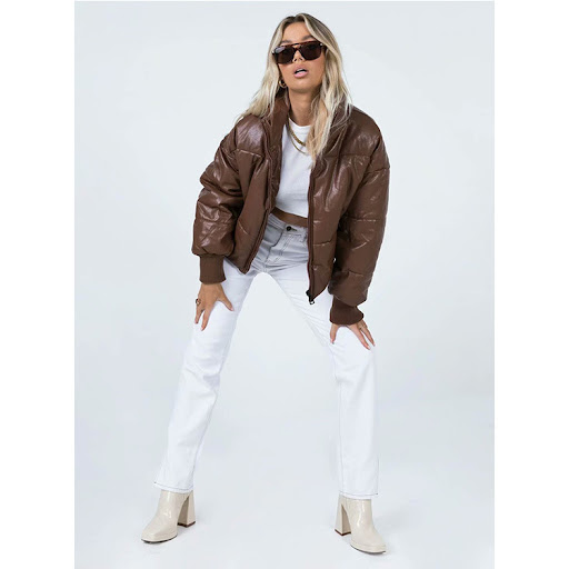 Title 9, Womens Stand Collar Warm Padded Jacket providi...