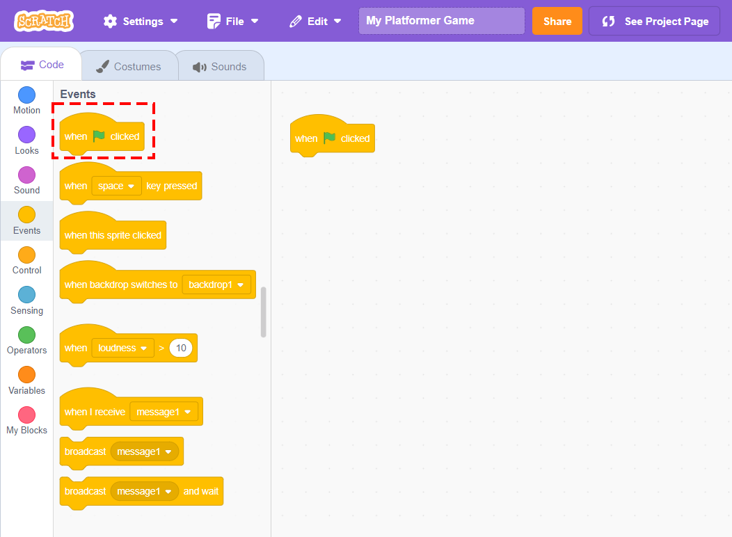 How to Make a Platformer on Scratch