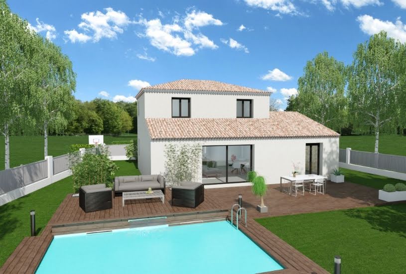  Vente Terrain + Maison - Terrain : 1 076m² - Maison : 90m² à Pourrières (83910) 