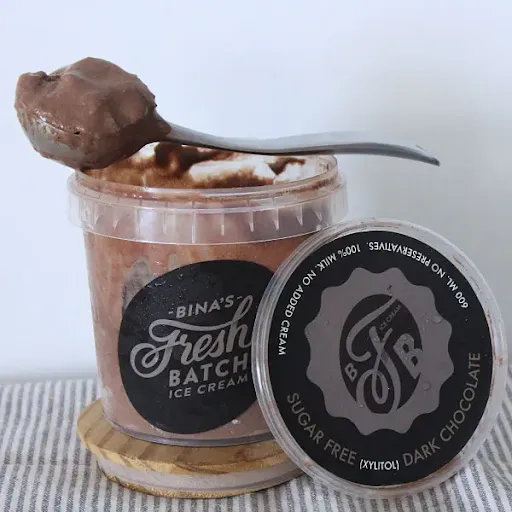 Sugarfree Dark Chocolate Icecream ( 600 Ml. Tub)
