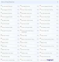 King Shawarma menu 4