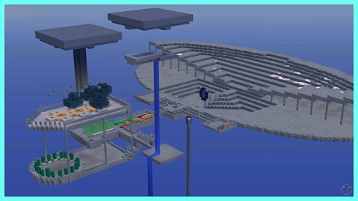 Screenshot Mod Skyblock island for MCPE