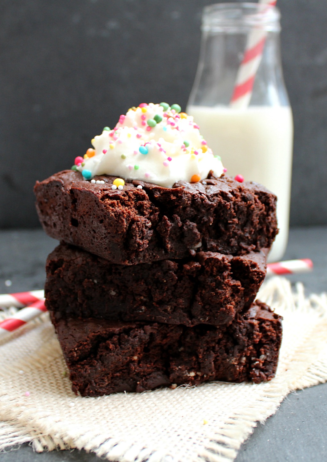 5 Ingredient Hot Cocoa Mix Microwave Brownies - earthly taste