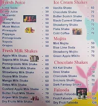 Shivansh Juice & Snacks menu 1