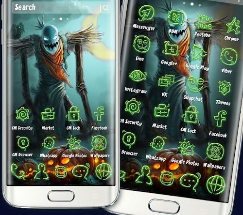 Android application Halloween Monster Theme screenshort