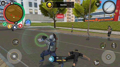 Screenshot Rope Hero: Mafia City Wars