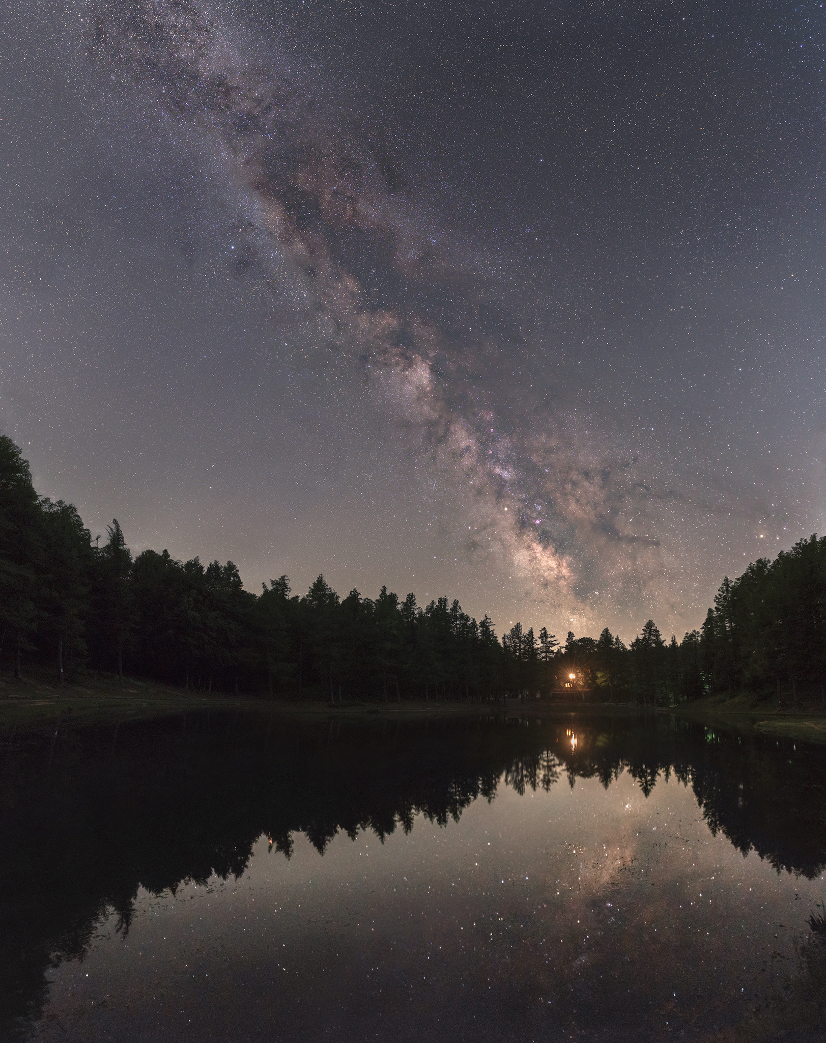 Galassia al lago della Ninfa di luca_fornaciari