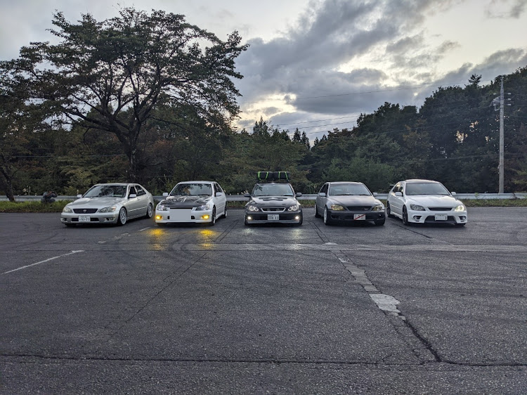 アルテッツァの群サイ走行会・初心者・集合写真に関するカスタム事例の投稿画像2枚目