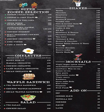 London Box menu 