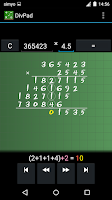 DivPad - Step by Step Math Screenshot