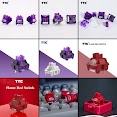 Ttc Flame Red Linear Switch Công Tắc Bàn Phím Cơ Ttc Flame Purple Switch - Polabe Store