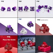 Ttc Flame Red Linear Switch Công Tắc Bàn Phím Cơ Ttc Flame Purple Switch - Polabe Store