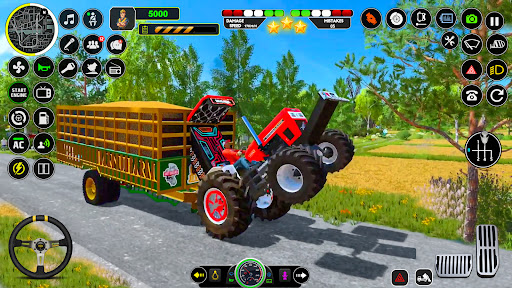 Screenshot Indian Tractor Game 3d Tractor