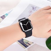 Dây Đeo Silicone Thể Thao Thay Thế Cho Đồng Hồ Thông Minh Apple Watch Series 7 6 5 4 3 2 1 Se 41Mm 45Mm 40Mm 44Mm 42Mm