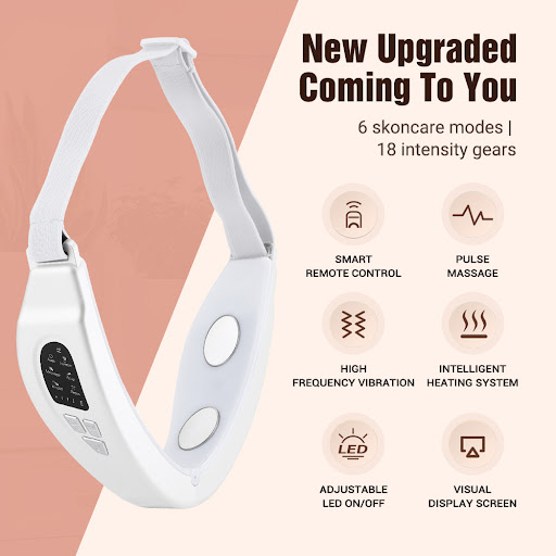 Title 4, Remote Control Face Slimming Device Massage Bea...