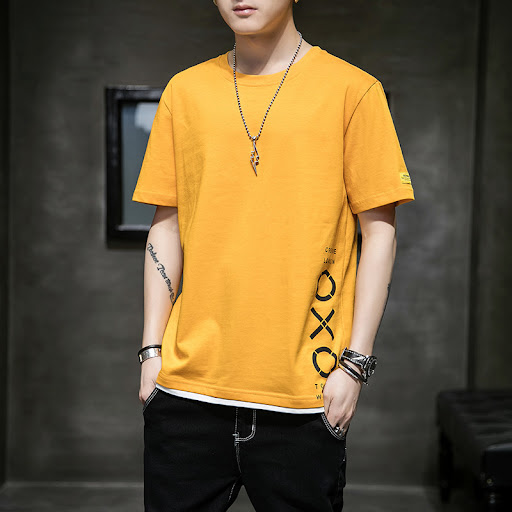 Title 4, MenS Short-Sleeved T-Shirt Summer New MenS Tr...