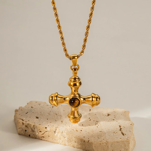 Title 2, Fashion Personality Cross Pendant Necklace