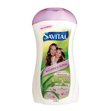 Shampoo Savital Keratina Y Sábila Extrafamiliar x 550 ml  