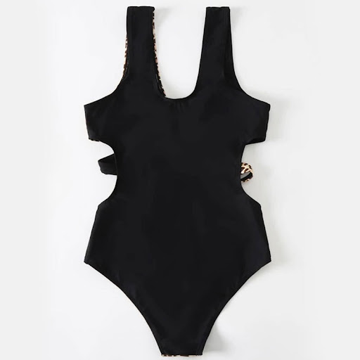 Title 4, European and American High Waist One Piece Biki...