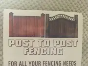 Post to Post Fencing Logo